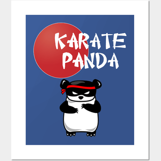 karate panda Wall Art by lilynamaste